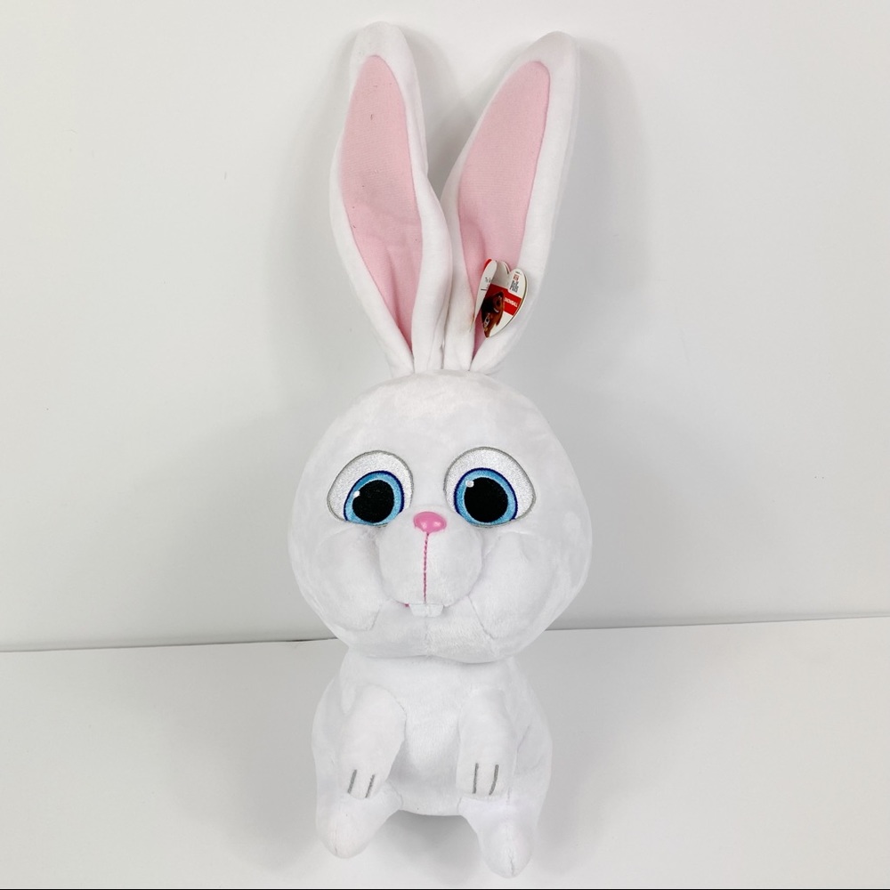 Ty Beanie Baby 15” Snowball Rabbit The Secret Life of Pets Plush Animal - Picture 1 of 4